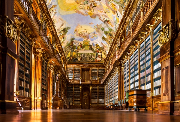 プラハの図書館